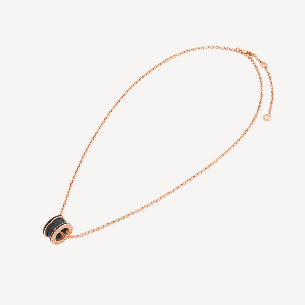 B.zero1 Black Ceramic Necklace - 18K Gold