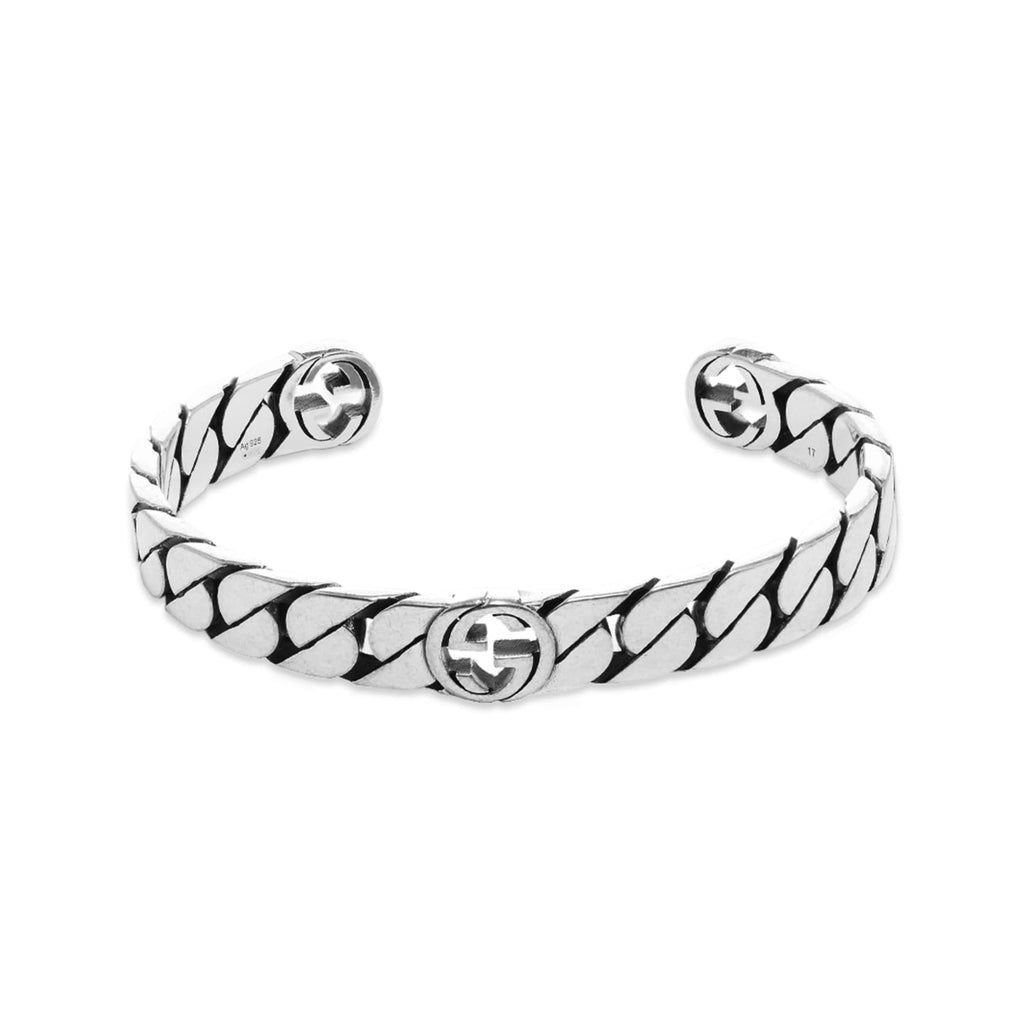 Gucci Double G Interlocking G Rigid Bracelet