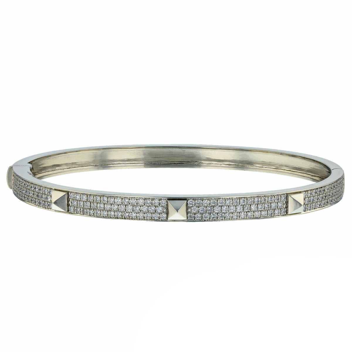 Hermes Collier De Chien Diamond Bracelet - 18K Gold