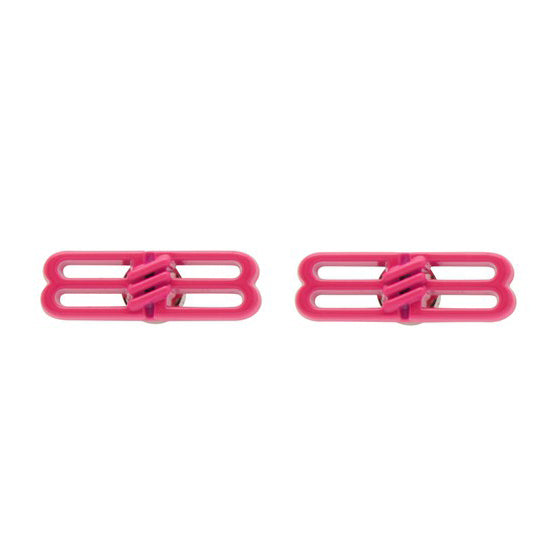 Balenciaga Pink Icon Earrings - 18K White Gold