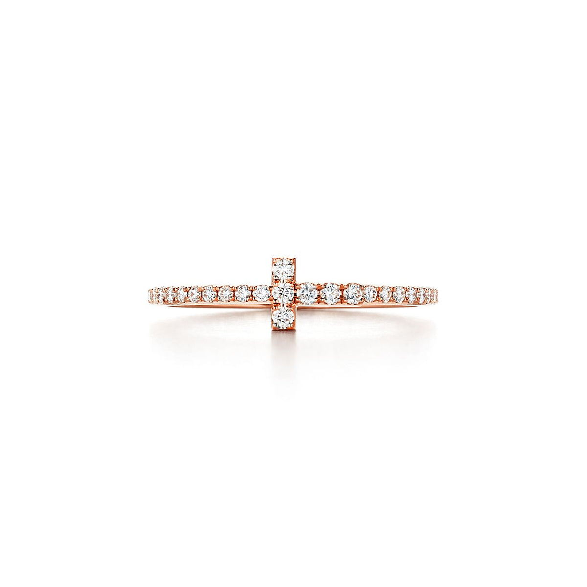 Tiffany Moissanite Wire Ring - 18K Gold