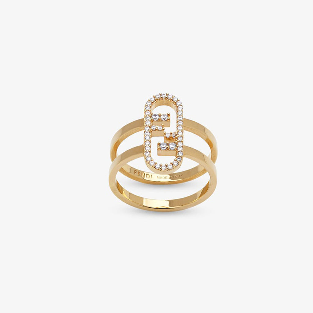 Fendi OLock Ring - 18K Yellow Gold