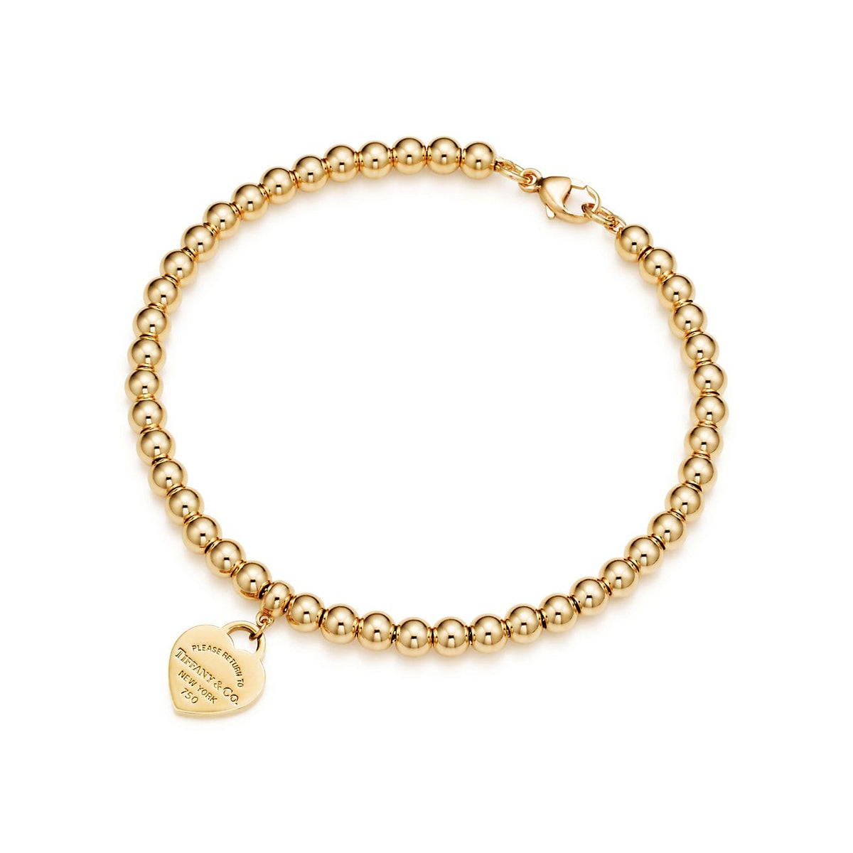 Return to Tiffany Heart Tag Bracelet - 18K Yellow Gold