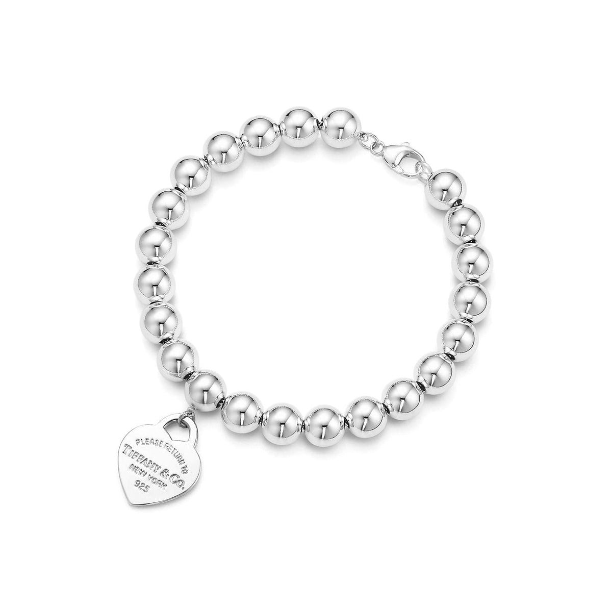 Return to Tiffany Heart Tag Bracelet - 18K White Gold