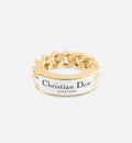 Dior Couture Chain Link Ring - 18K Yellow Gold