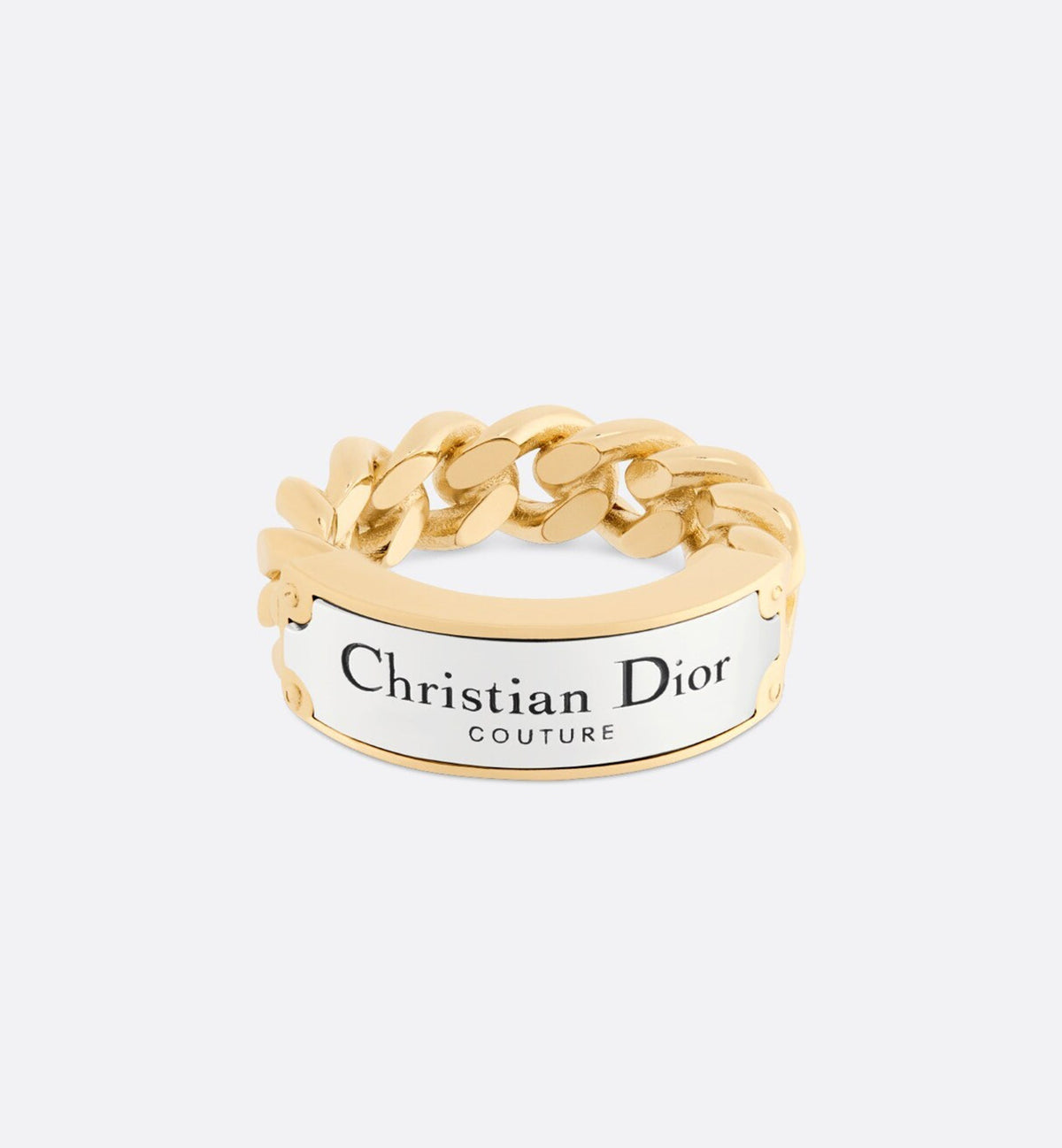Dior Couture Chain Link Ring - 18K Yellow Gold