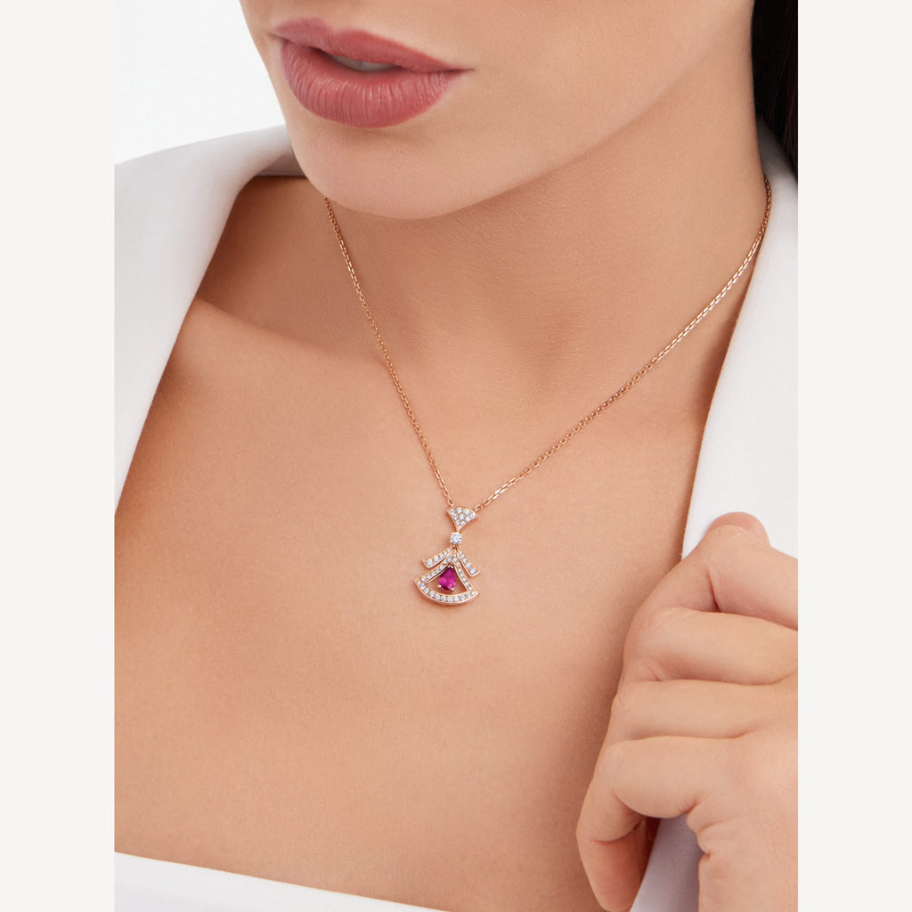 Bvlgari Dream Pearls Moissanite Necklace - 18K Gold
