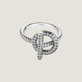 Hermes Echappee Diamond Ring - 18K White Gold