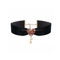 Dior 30 Montaigne Red Crystals Choker Necklace
