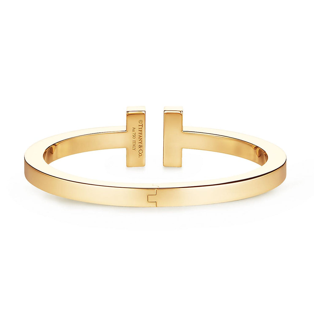 Tiffany Moissanite Square Bracelet - 18K Yellow Gold