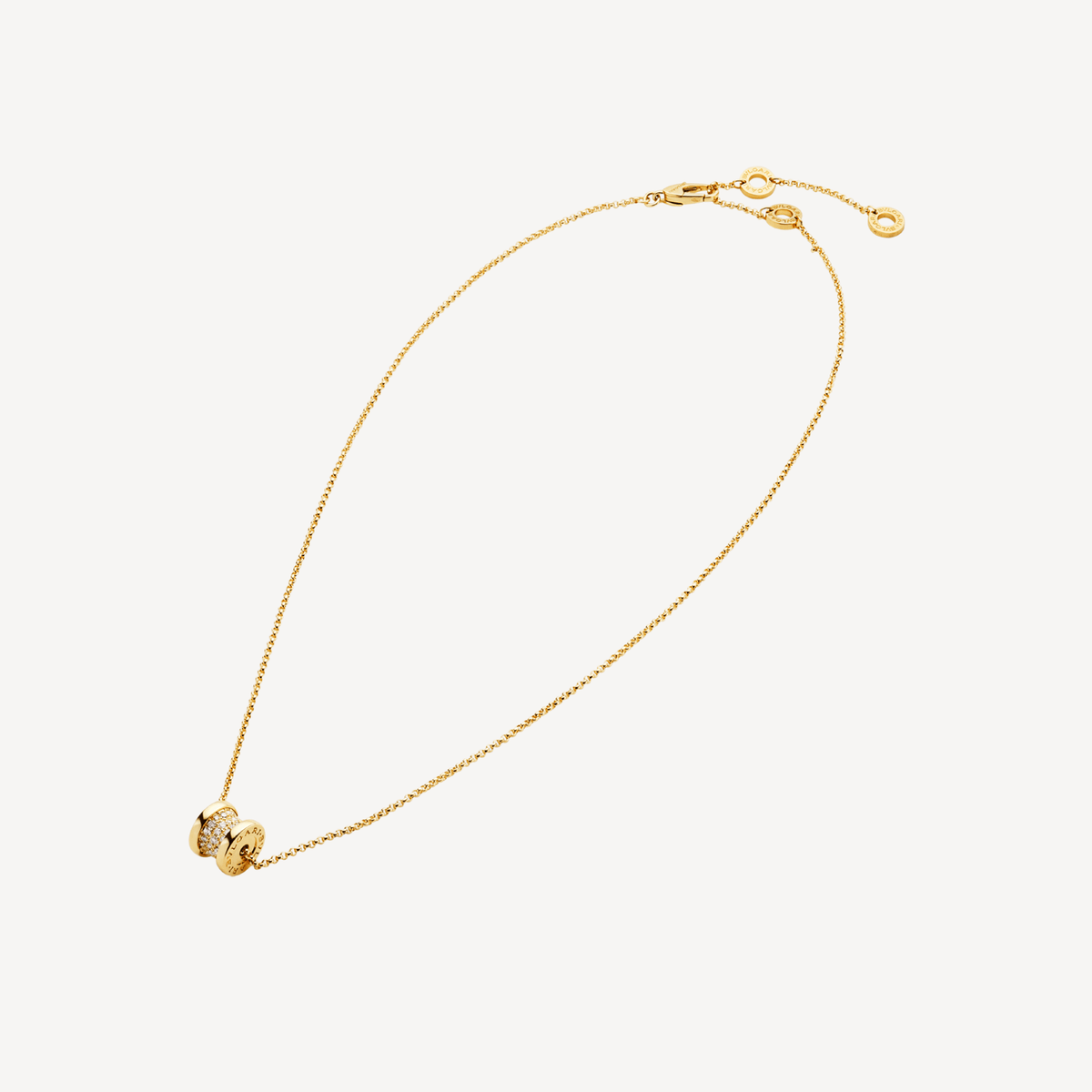B.zero1 Diamond Necklace - 18K Gold