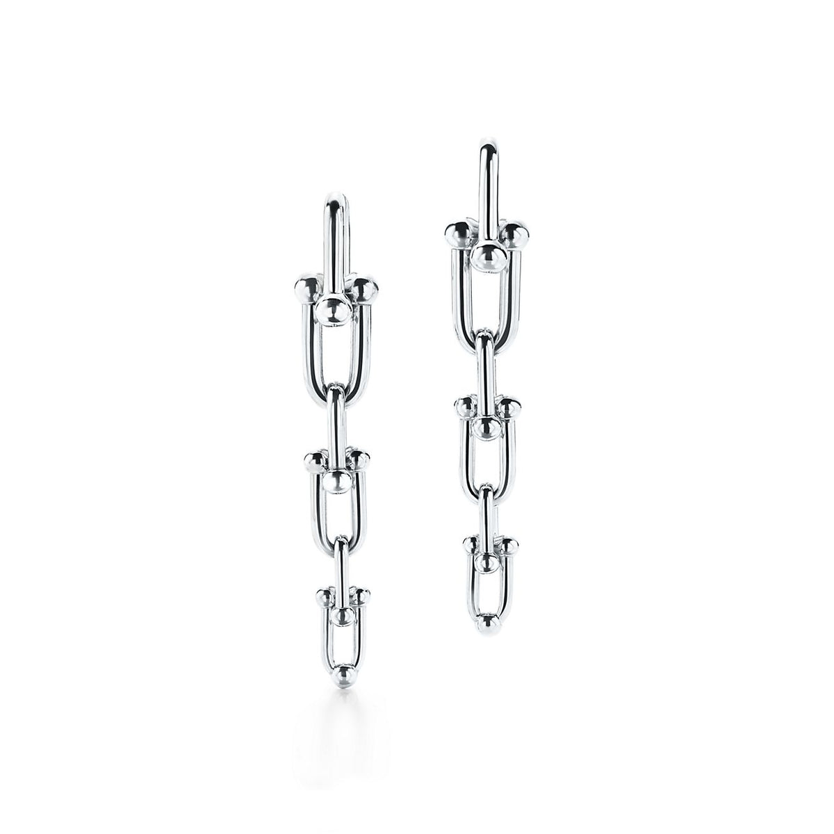 Tiffany HardWear Graduated Link Earrings - 18K Gold