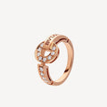 Bvlgari Moissanite Ring - 18K Rose Gold