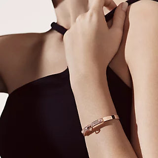 Hermes Collier De Chien Diamond Bracelet - 18K Gold