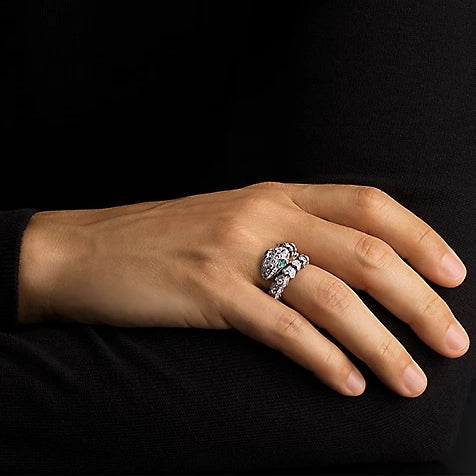 Bvlgari Serpenti Tubolari Ring - 18K White Gold