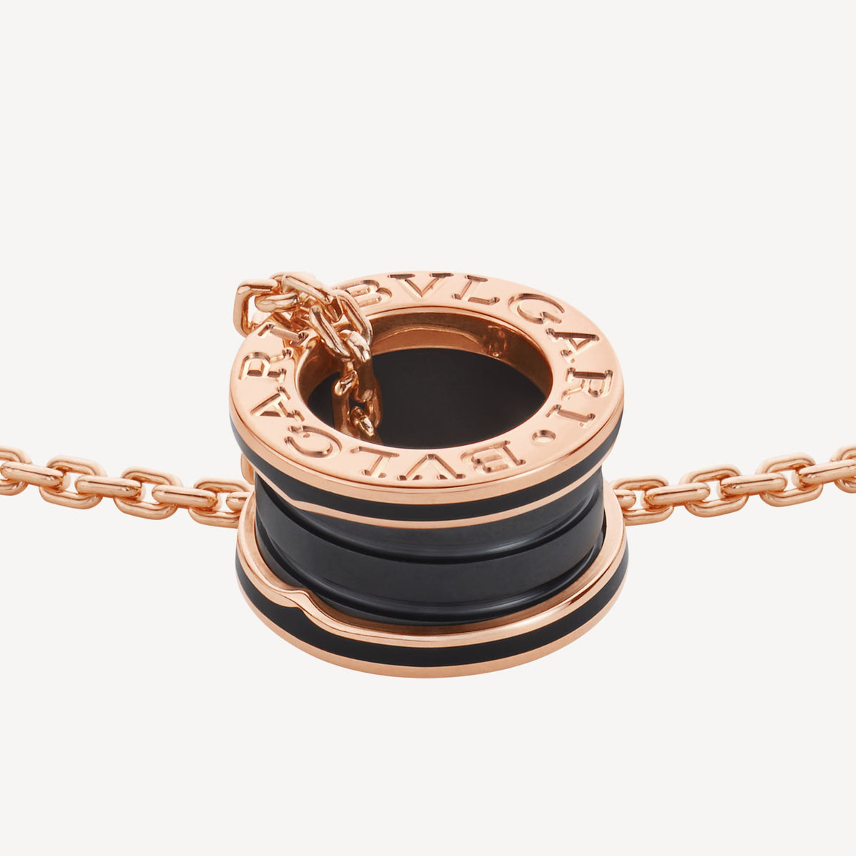B.zero1 Black Ceramic Necklace - 18K Gold