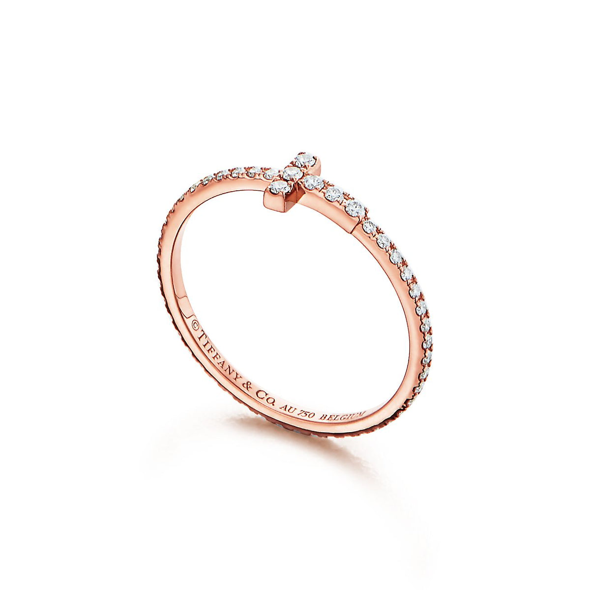 Tiffany Moissanite Wire Ring - 18K Gold
