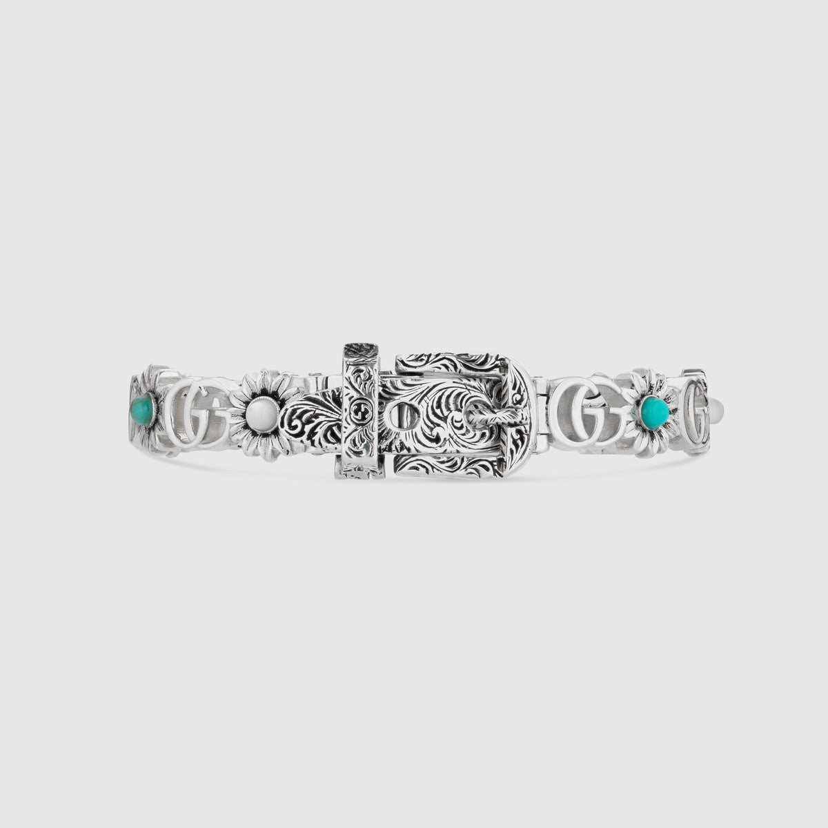 Gucci Double G Flowers Bracelet