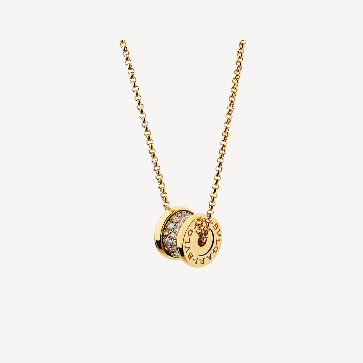 B.zero1 Diamond Necklace - 18K Gold