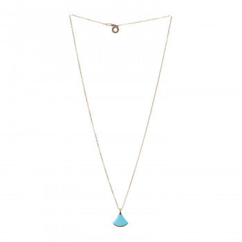Bvlgari Dream Turquoise Pendant Necklace - 18K Gold