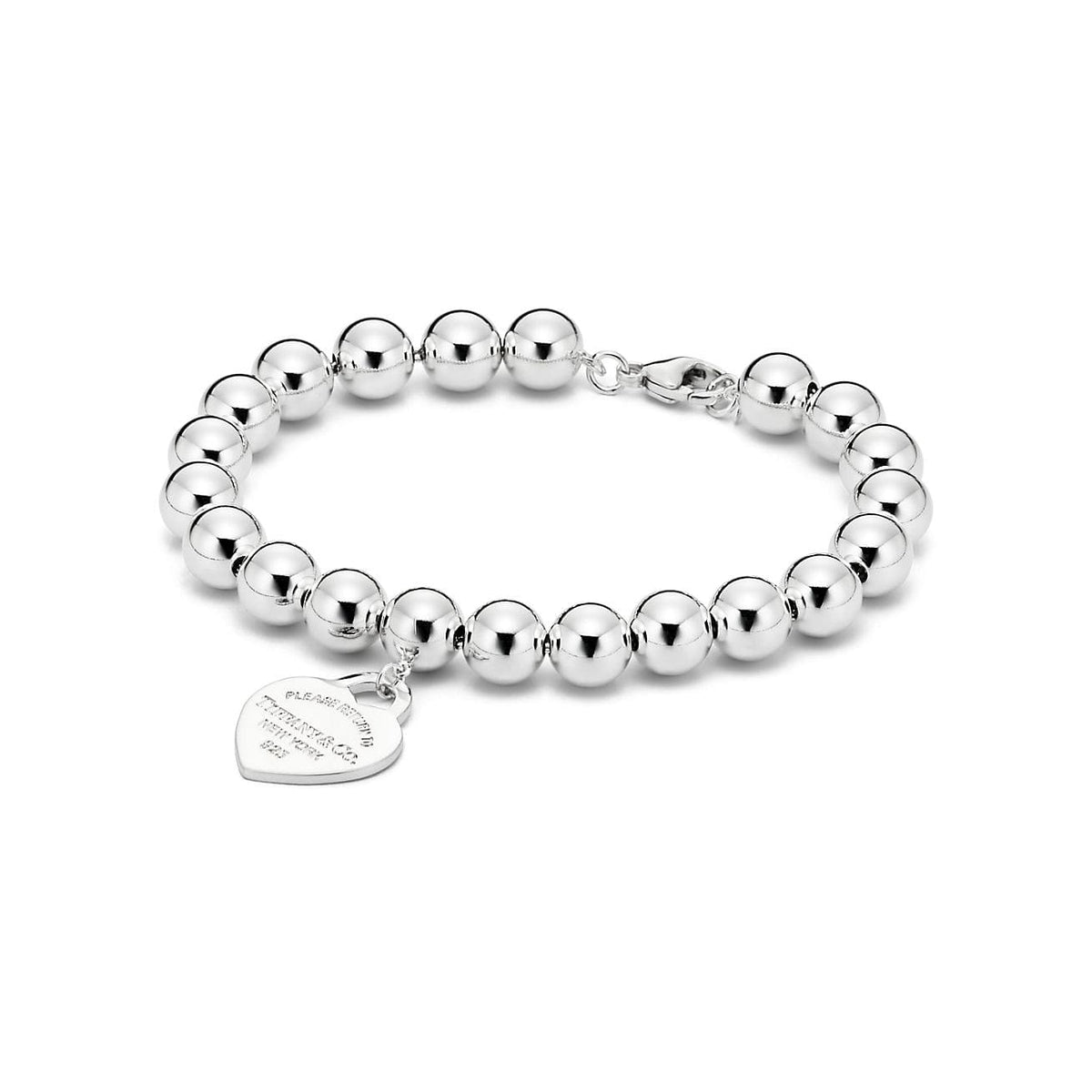Return to Tiffany Heart Tag Bracelet - 18K White Gold