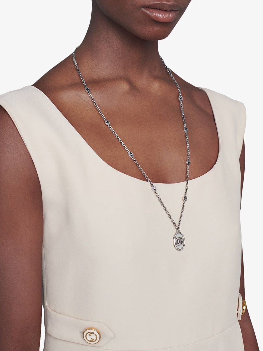 Gucci Double G Pendant Necklace
