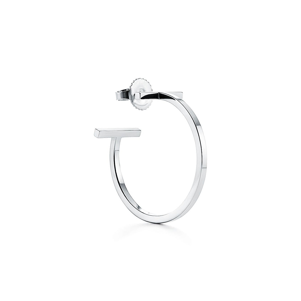 Tiffany Hoop Earrings - 18K White Gold