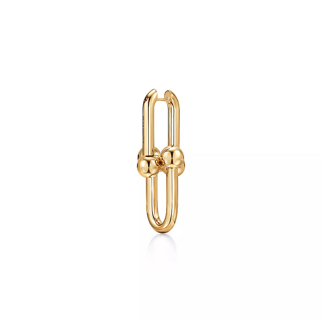 Tiffany HardWear Extra Large Link Earrings - 18K Gold