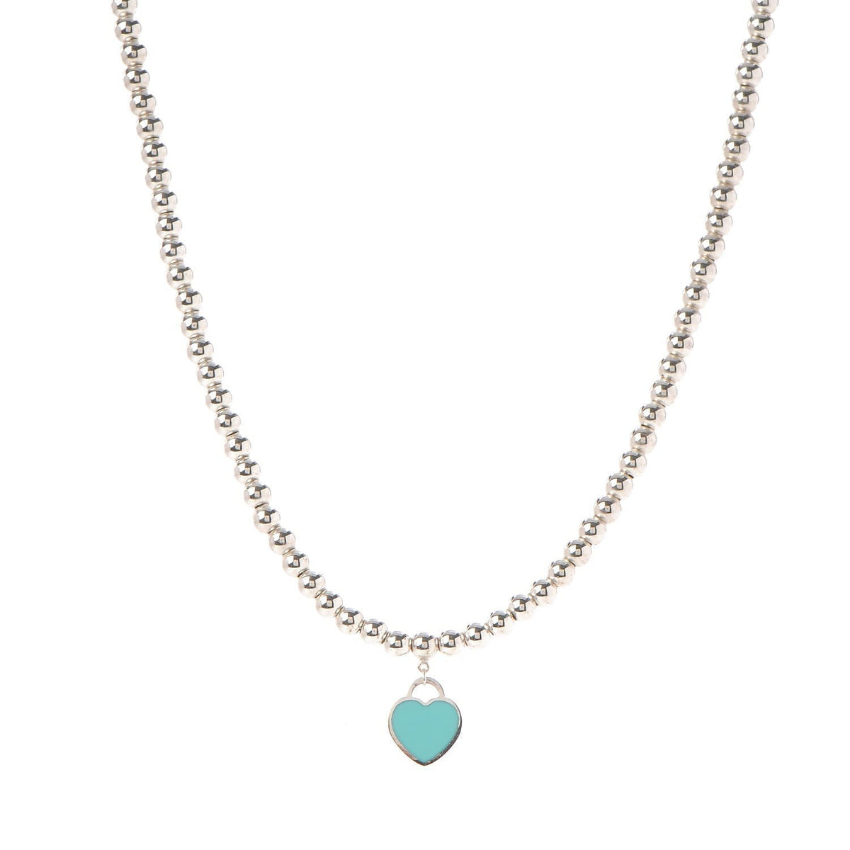Return to Tiffany Heart Tag Bead Necklace