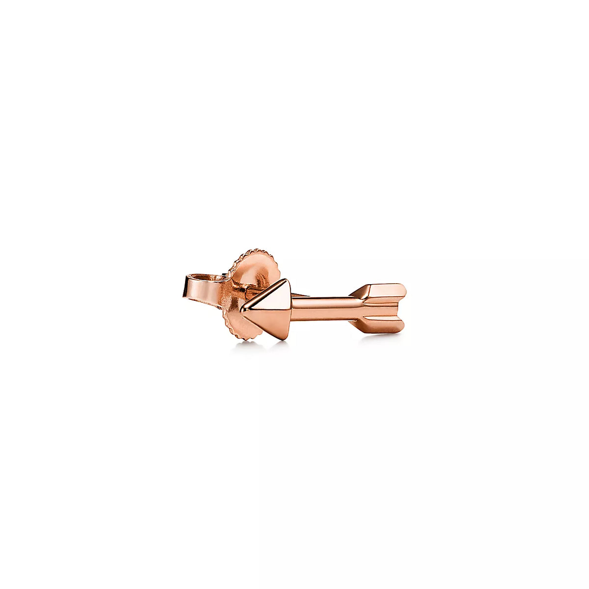 Return to Tiffany Lovestruck Heart Tag & Arrow Earrings - 18K Rose Gold