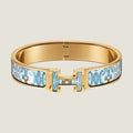 Hermes Clic H Lift Blue Bracelet