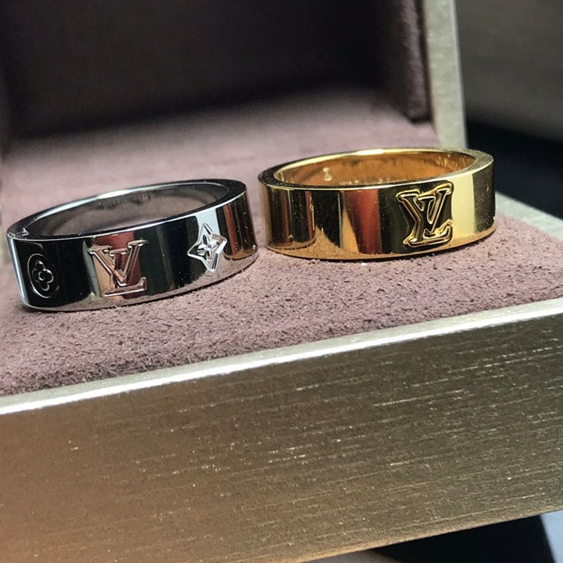Louis Vuitton Instinct Set of Two Rings - 18K Gold