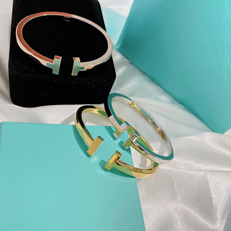 Tiffany Square Bracelet - 18K Yellow Gold