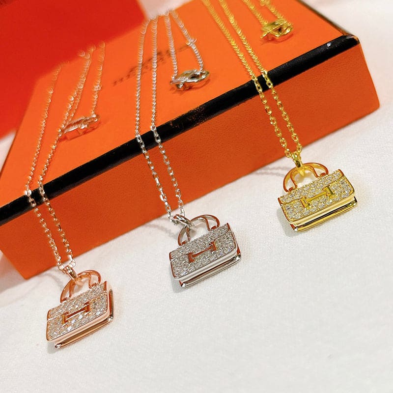 Hermes Amulettes Constance Pendant Necklace