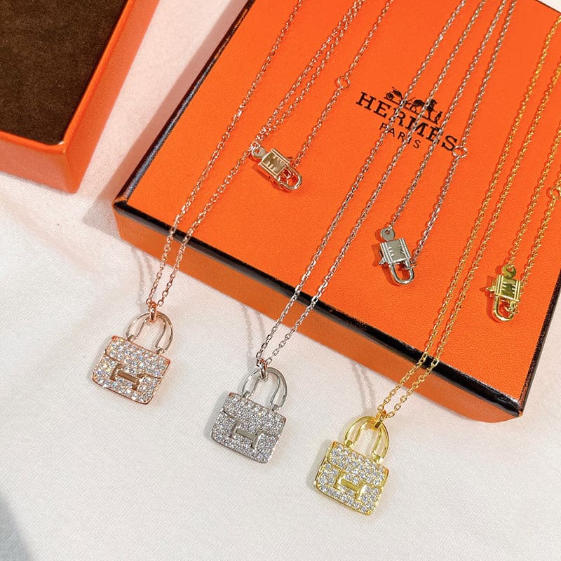 Hermes Amulettes Constance Pendant Necklace