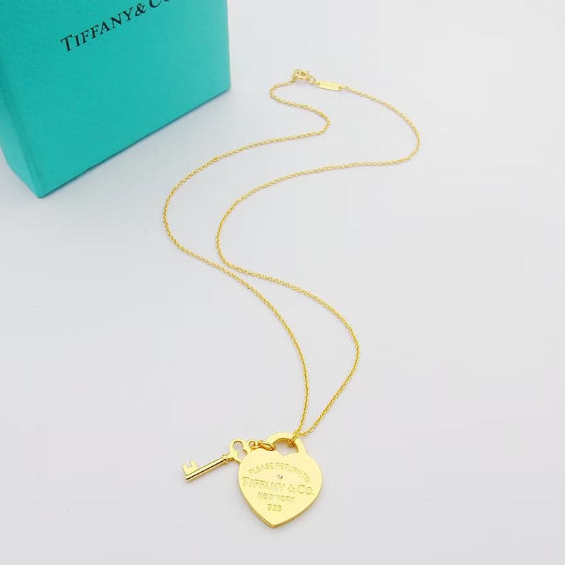 Return to Tiffany Heart & Key Necklace