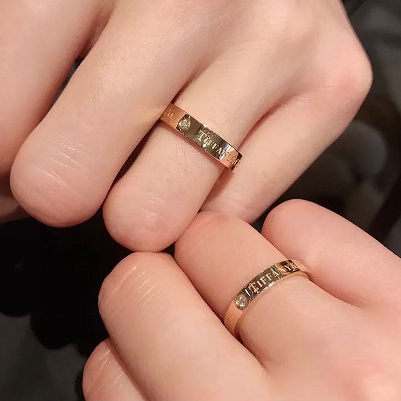 Tiffany Wedding Ring - 18K Rose Gold