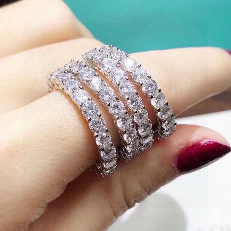 Tiffany Soleste Full Eternity Ring - 18K White Gold