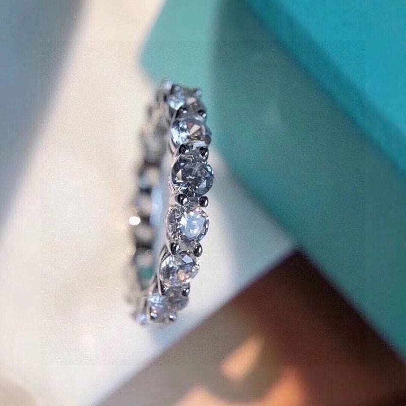 Tiffany Soleste Full Eternity Ring - 18K White Gold