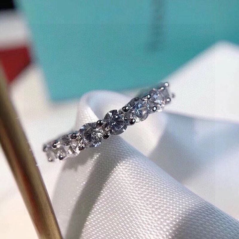Tiffany Soleste Full Eternity Ring - 18K White Gold