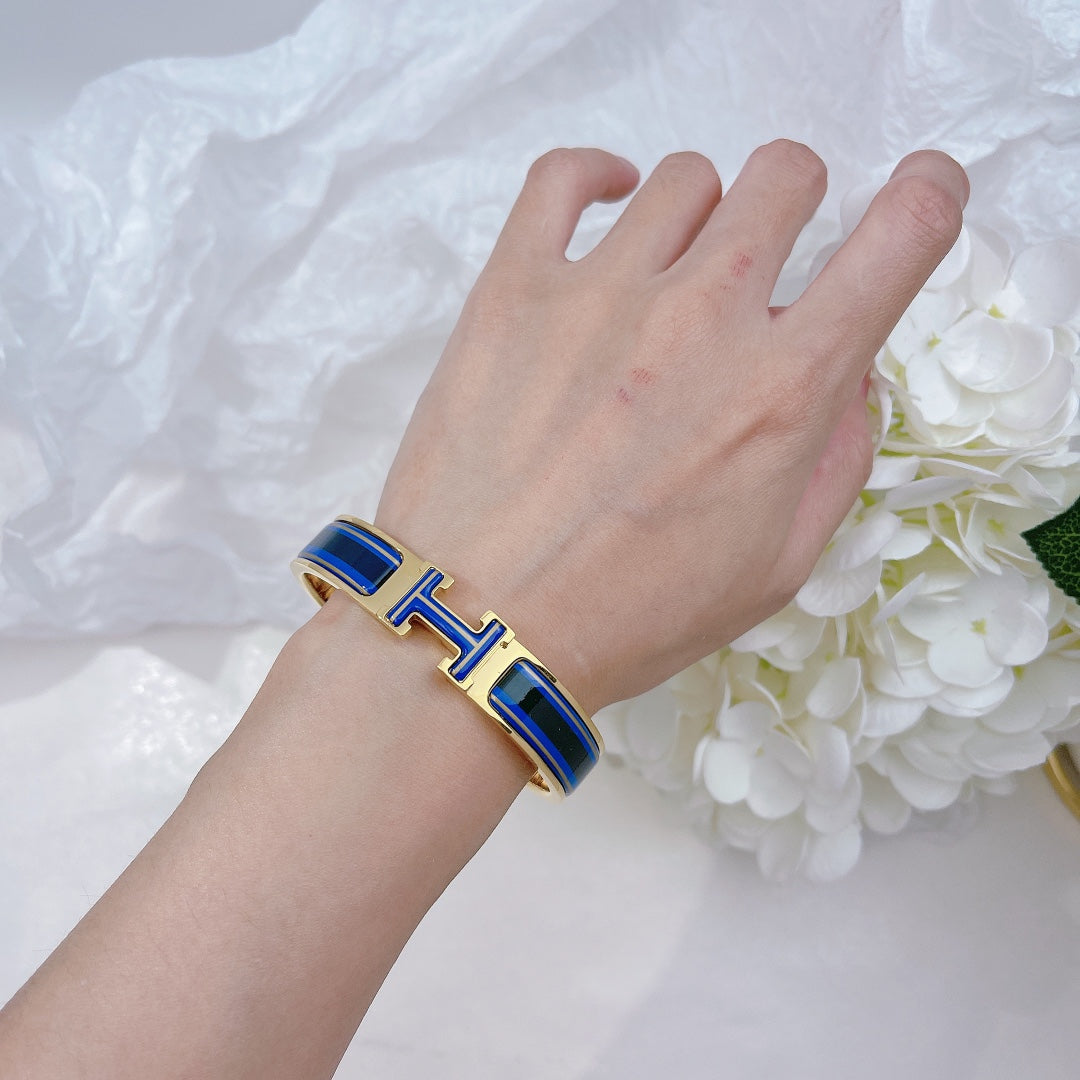 Hermes Clic H Purple Bracelet