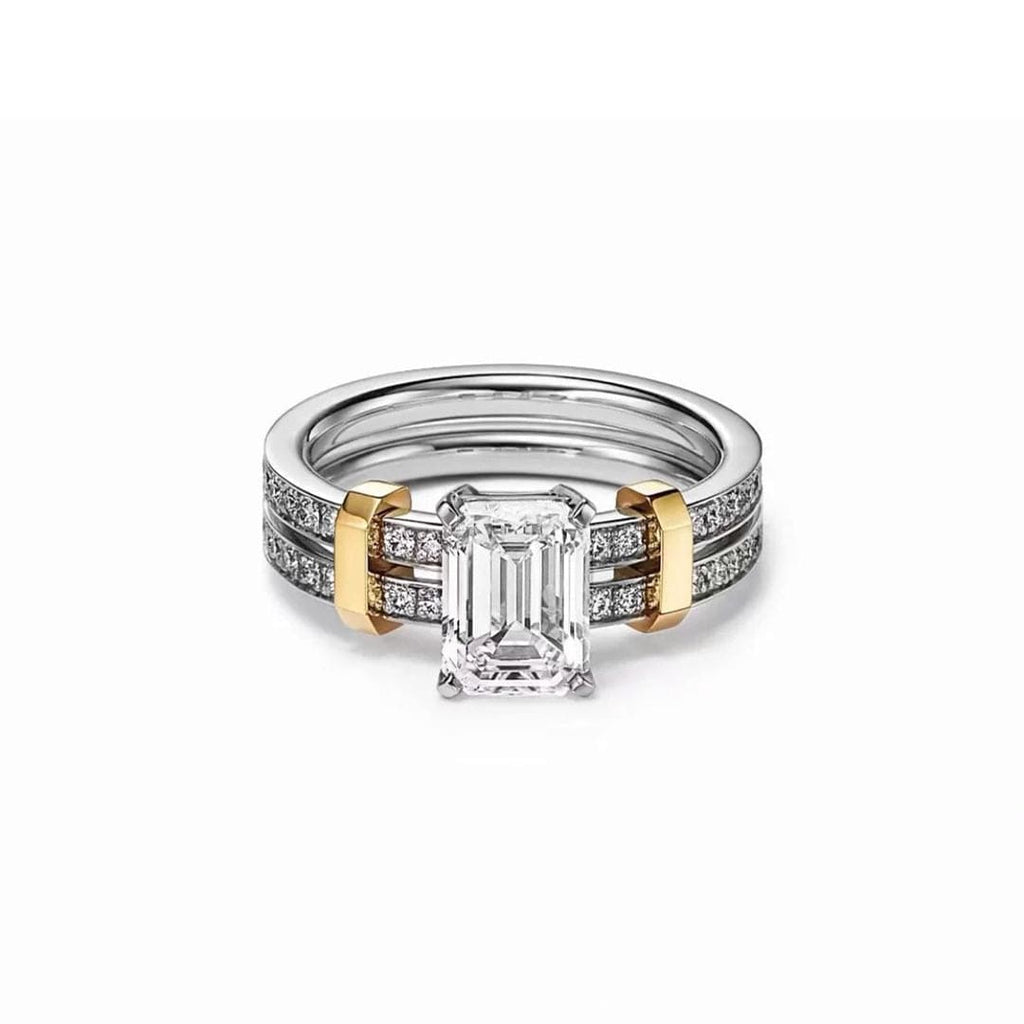 Tiffany Moissanite Ring - 18K Gold