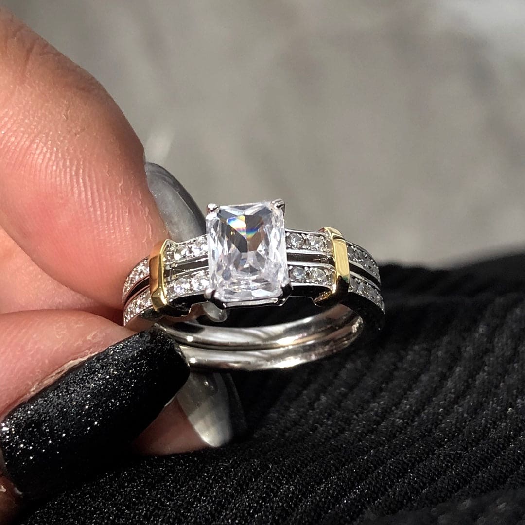 Tiffany Moissanite Ring - 18K Gold