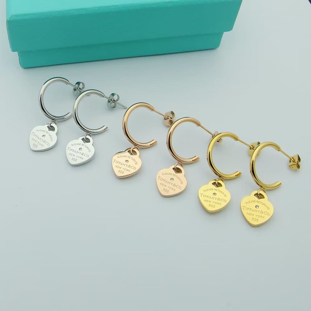 Return to Tiffany Hoop Earrings - 18K Gold