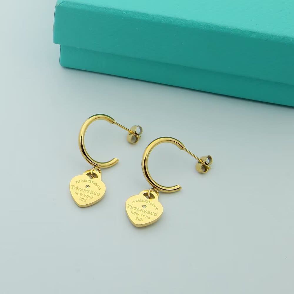 Return to Tiffany Hoop Earrings - 18K Gold