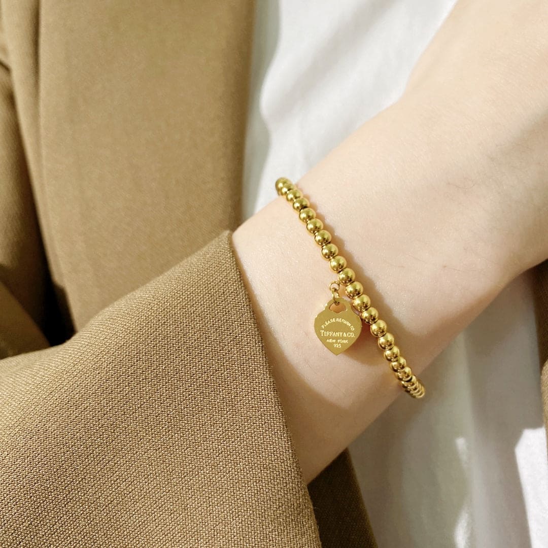 Return to Tiffany Heart Tag Bracelet - 18K Yellow Gold