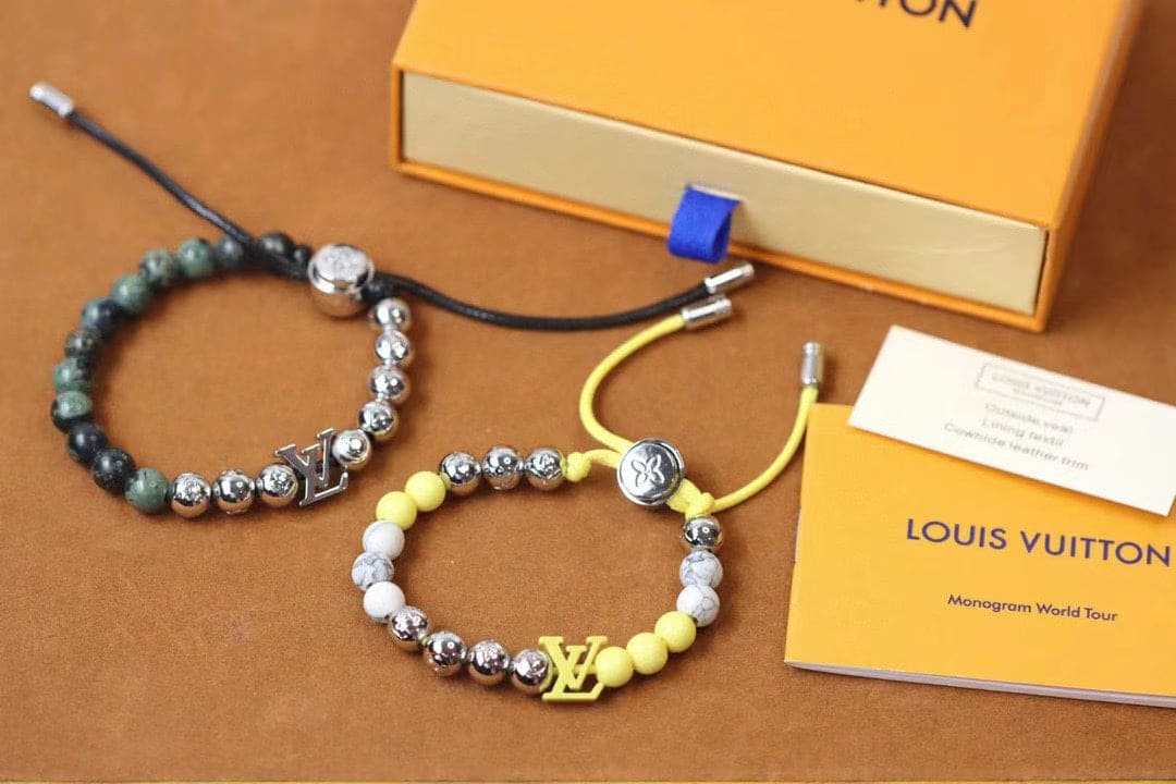 Louis Vuitton Beads Green Bracelet