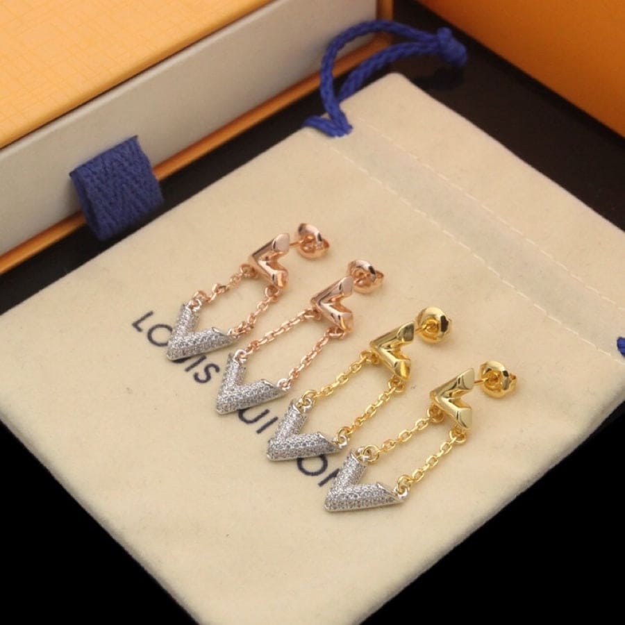 Louis Vuitton Volt Upside Down Earrings - 18K Gold