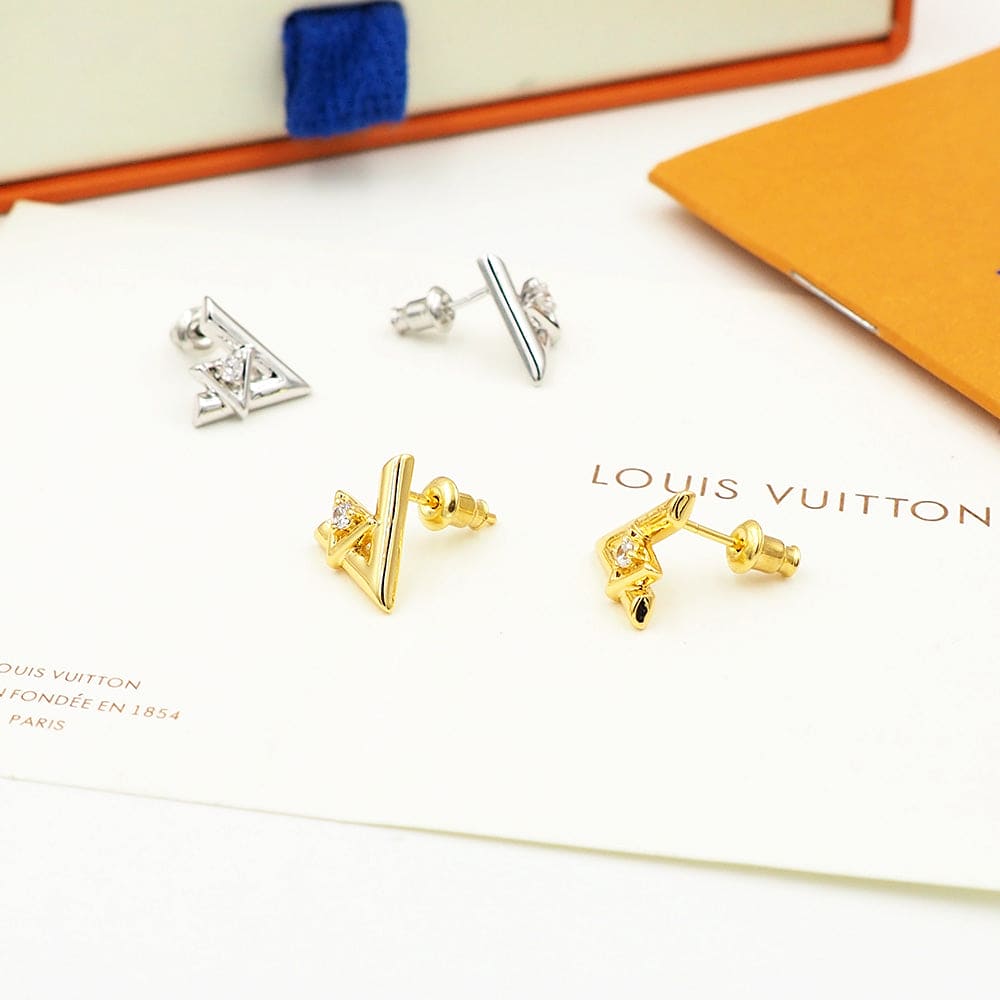 Louis Vuitton Volt One Earrings - 18K Gold