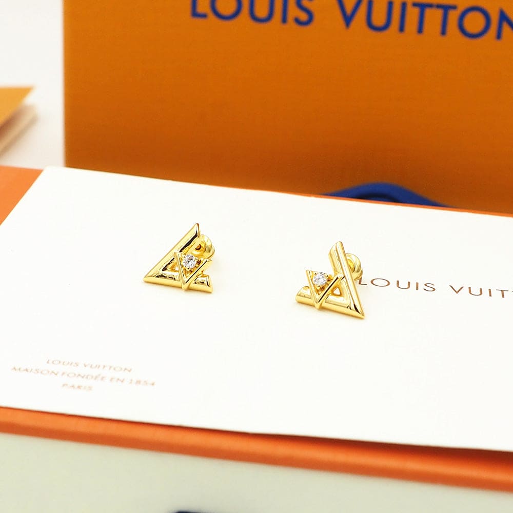 Louis Vuitton Volt One Earrings - 18K Gold